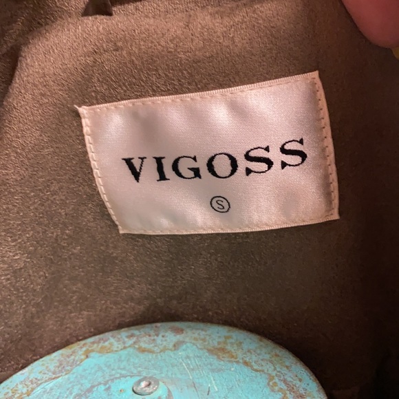 Vigoss Karen Faux Suede Moto Jacket NWT - Picture 5 of 9